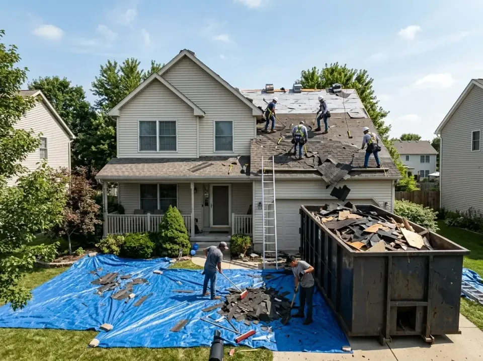 roof-replacement-debris-remova-004 — frequently asked questions, Cheapest Dumpster Rentals in Pilot Point, TX